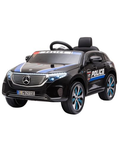 Masina reincarcabila  Kikka Boo - Licensed Mercedes Benz EQC400 Police, Black - 1