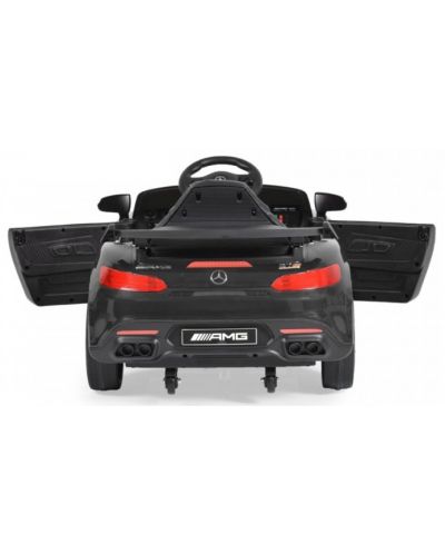 Mașinuță electrică Moni Toys - Mercedes AMG GTR, negru - 4