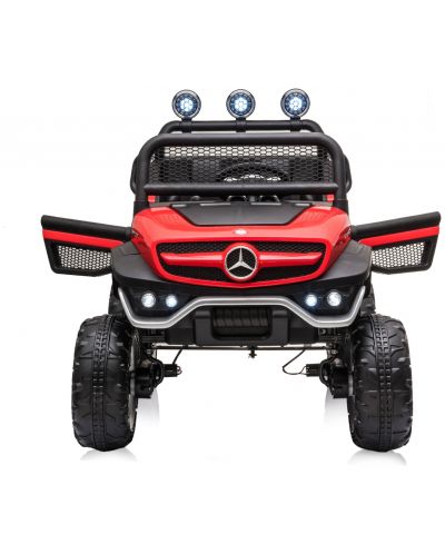 Mașinuță electrică jeep Chipolino - Mercedes Unimog, rosie - 7