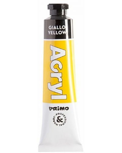 Vopsea acrilică Primo H&P - Yellow, 18 ml, în tub - 1