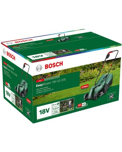 Mașină de tuns iarba cu acumulator Bosch - Easy Mower, 18V-32-200, 31 l, cu baterie 4.0 Ah - 5