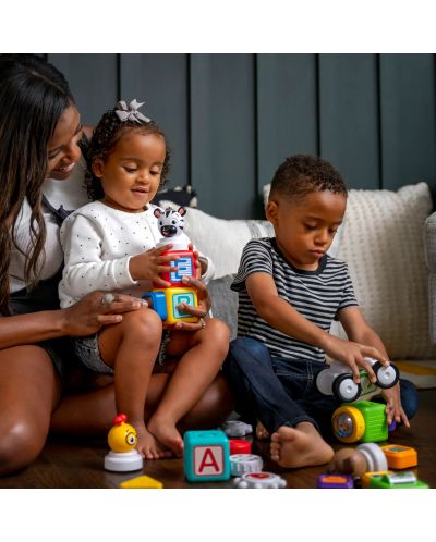 Jucărie activă Baby Einstein - Cuburi, Connect & Create, 24 piese - 7
