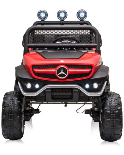 Mașinuță electrică jeep Chipolino - Mercedes Unimog, rosie - 5