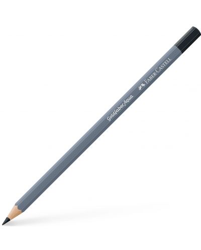 Creion acuarelă Faber-Castell Goldfaber Aqua - Negru, 199 - 1