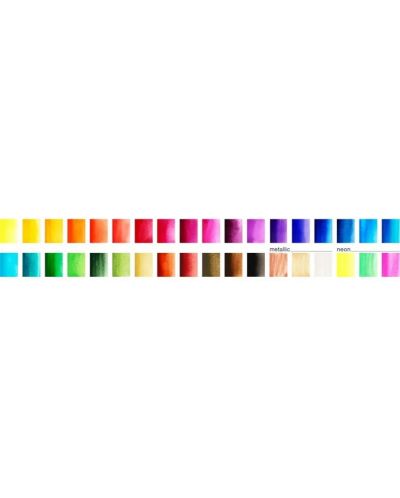 Vopsele de acuarelă Faber-Castell - 36 de culori, În cutie - 3