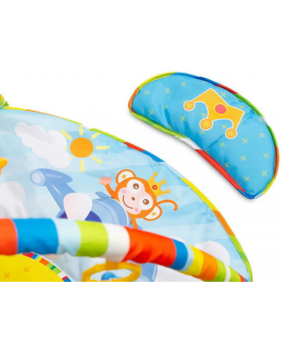 Saltea interactivă pentru gimnastică bebelușilor Caretero Toyz - Safari - 6