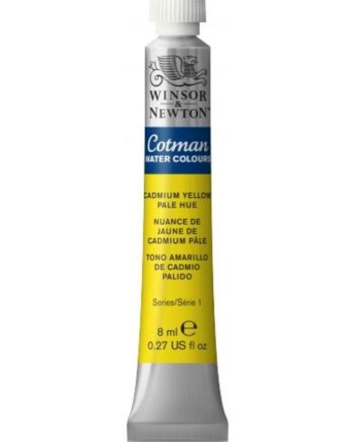Winsor & Newton Winton Cotman Watercolour - Cadmium Yellow Pale, 8 ml - 1