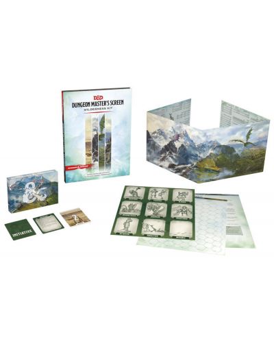 Accesoriu pentru joc de rol Dungeons & Dragons - Dungeon Master's Screen Wilderness Kit - 1