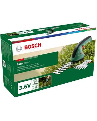 Foarfecă cu acumulator pentru iarbă și gard viu Bosch - EasyShear, 3.6V, 1.5 Ah - 4
