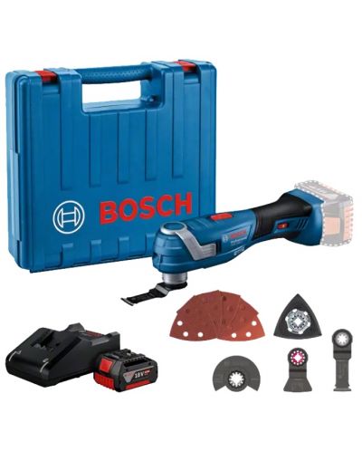 Multitool cu acumulator Bosch - GOP 185-LI, cu baterie, încărcător, geantă și accesorii - 1