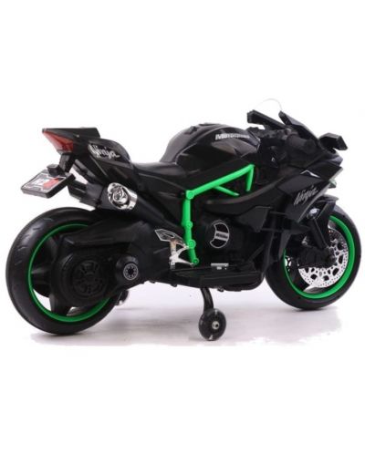 Motocicleta cu acumulator cu trei roti Moni - Ninja, neagra - 2