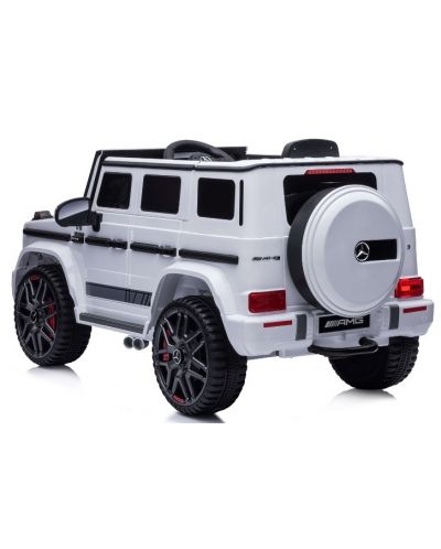 Mașina cu acumulator pentru copii Chipolino - Mercedes G63 AMG, alb - 4