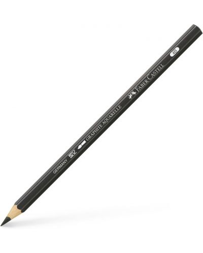 Creion pentru acuarelă Faber-Castell Graphite Aquarelle - 4B - 1