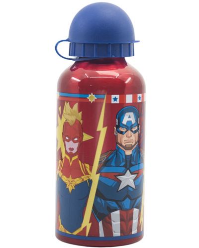 Sticlă din aluminiu Stor - Avengers, 400 ml - 1