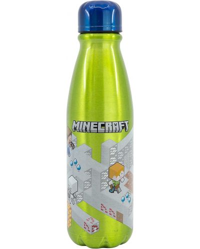 Sticlă din aluminiu Stor - Minecraft, 600 ml - 1