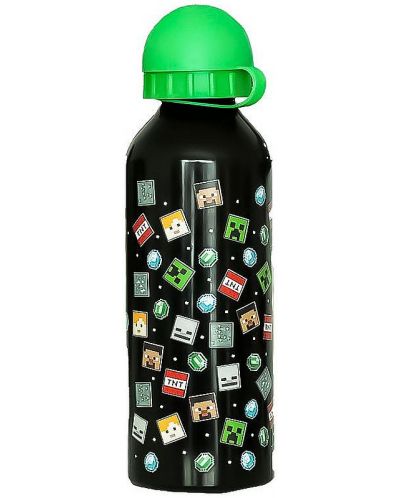 Sticlă de aluminiu Minecraft - 500 ml, sortiment - 2