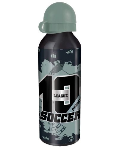 Sticlă din aluminiu S. Cool - Soccer, 500 ml - 1