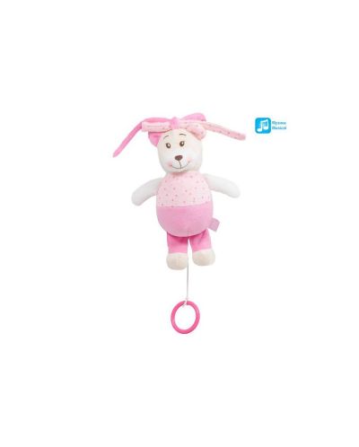 Amek Toys Jucărie muzicală pentru bebeluș Ursul Roz - 1