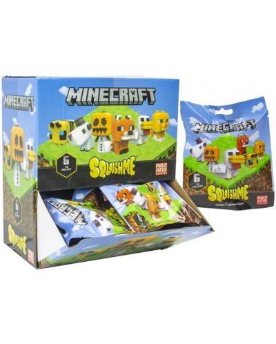 Antistres Just Toys Games: Minecraft - Squishme (Series 3), sortiment - 3