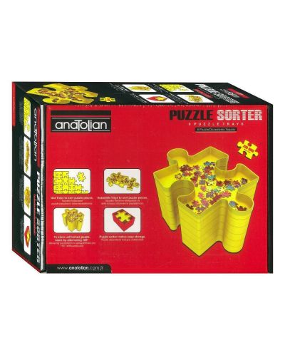 Set sortere pentre piese puzzle  Anatolian - 6 bucati - 1