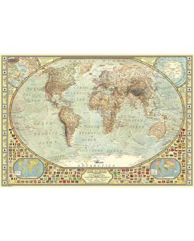 Puzzle Anatolian de 2000 piese – Harta lumii, Jay Simons - 2