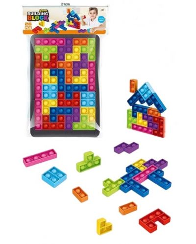 Raya Toys - Pop It Tetris, 26 bucăți - 1