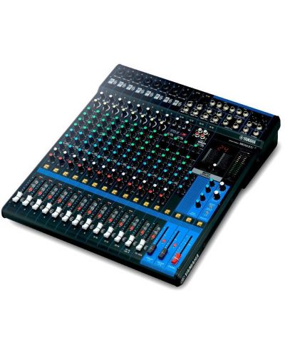 Mixer analogic Yamaha - Studio&PA MG 16 XU, negru/albastru - 1