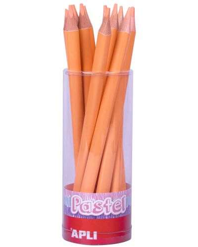 Creion jumbo colorat APLI - Oranj - 1