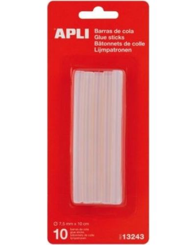 Batoane de silicon pentru lipit APLI – ø 7.5 х 10 cm, 10 bucati - 1