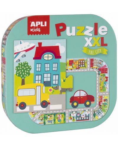 Puzzle pentru copii APLI Kids de 20 XXL piese - Oras - 1