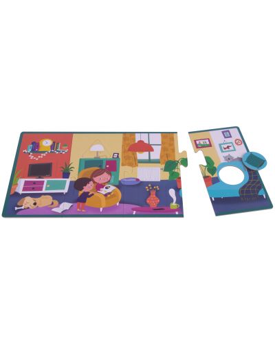Puzzle-joc de asociere APLI - In casa - 5