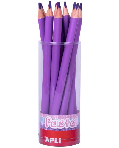 Creion jumbo colorat APLI - Violet - 1