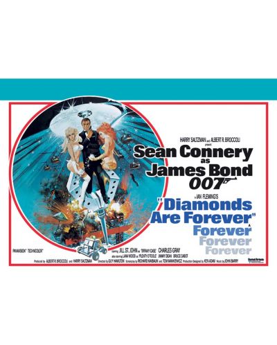 Tablou Art Print Pyramid Movies: James Bond - Diamonds Are Forever 1 - 1
