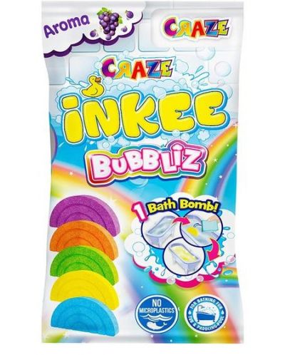 Bath bomb Craze Inkee - Curcubeu multicolor, sortiment - 1