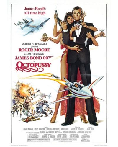 Tablou Art Print Pyramid Movies: James Bond - Octopussy One-Sheet - 1