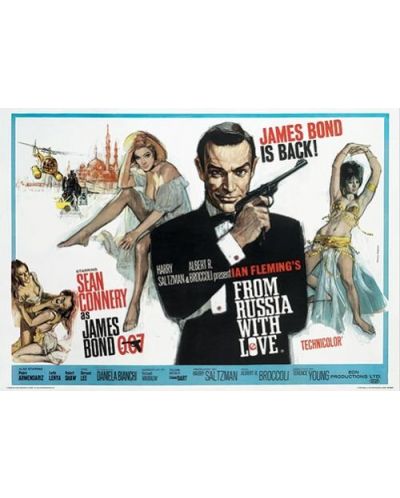 Tablou Art Print Pyramid Movies: James Bond - From Russia With Love 1 - 1