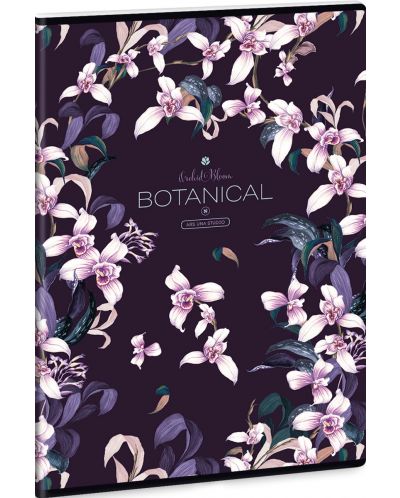 Caiet scolar A4, 40 de file Ars Una Botanic - Orchid - 1