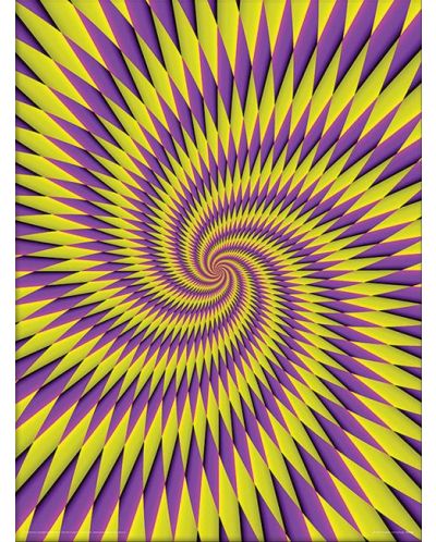 Tablou Art Print Pyramid Art: Optical Illusion - Brain Spin - 1