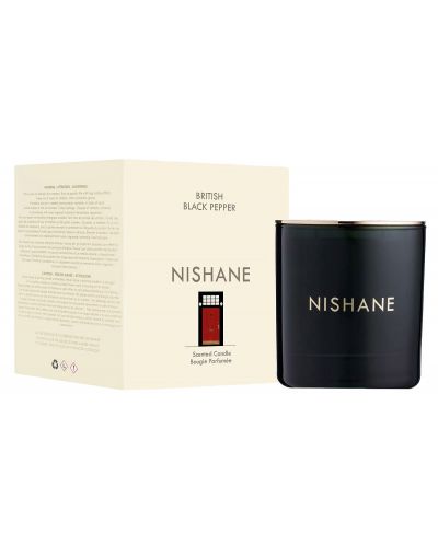 Lumânare parfumată Nishane The Doors - British Black Pepper, 300 g	 - 4