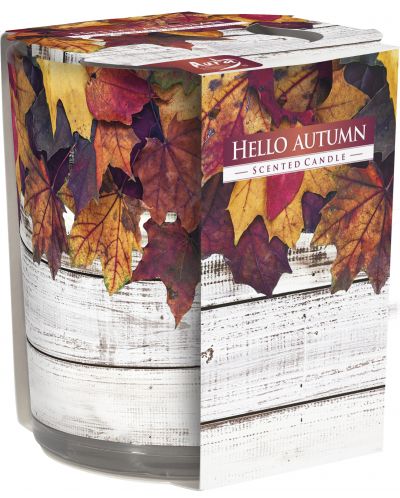 Lumânare parfumată Bispol Aura - Hello Autumn, 120 g - 1
