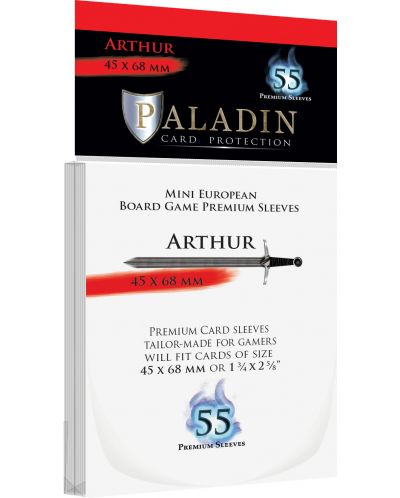 Protectii pentru carti Paladin - Arthur 45 x 68 (Mini European) - 1