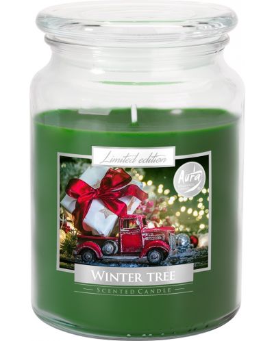 Lumânare parfumată Bispol Premium - Winter Tree, 500 g - 1