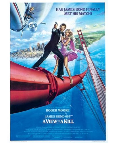 Tablou Art Print Pyramid Movies: James Bond - A View To A Kill One-Sheet - 1