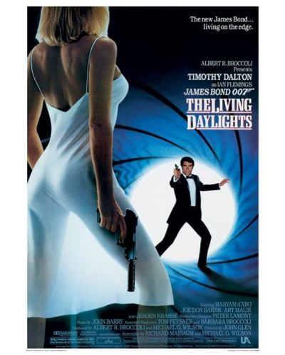 Tablou Art Print Pyramid Movies: James Bond - The Living Daylights One-Sheet - 1