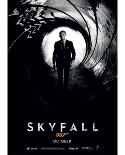 Tablou Art Print Pyramid Movies: James Bond - Skyfall Teaser - 1