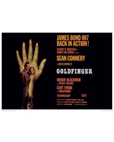 Tablou Art Print Pyramid Movies: James Bond - Goldfinger One-Sheet - 1
