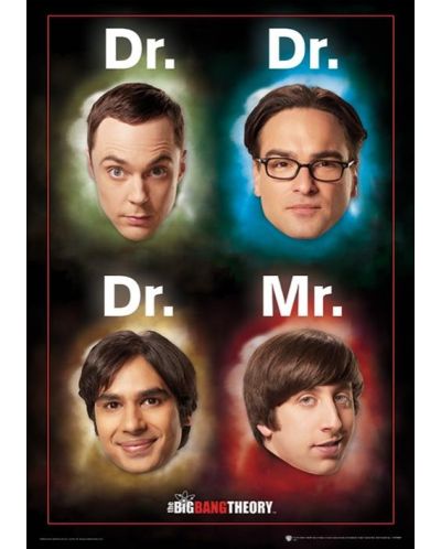 Tablou Art Print Pyramid Television: The Big Bang Theory - Dr. Mr. - 1