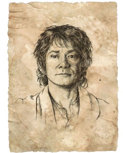 Tablou Art Print Weta Movies: Lord of the Rings - Portrait of Bilbo Baggins - 1