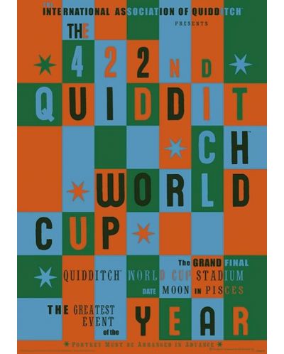 Tablou Art Print Pyramid Movies: Harry Potter - Quidditch World Cup - 1