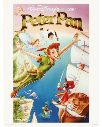 Tablou Art Print Pyramid DIsney: Peter Pan - Flying	 - 1